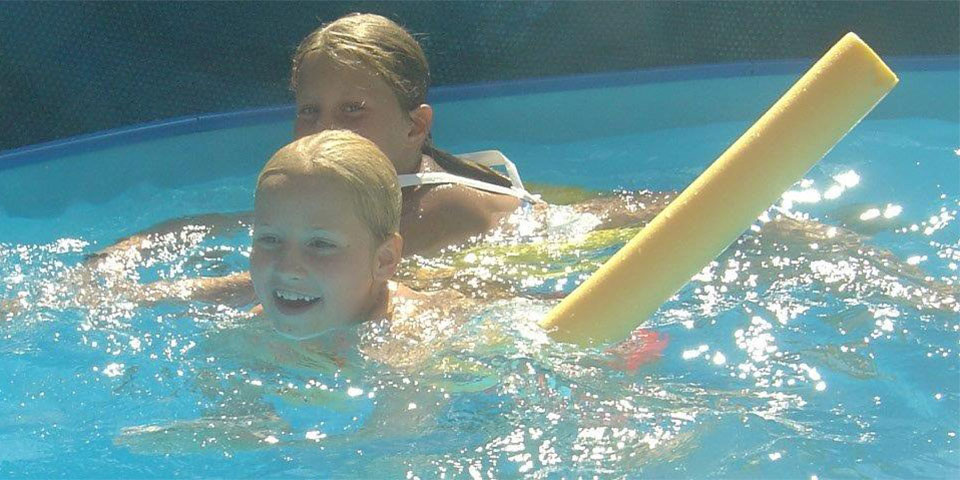 Viel Bewegung im Wasser macht Spaß